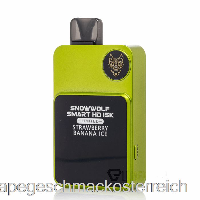 Snowwolf Smart HD 15k Limitierter Einweg-Erdbeer-Bananen-Eis-Vape-Geschmack